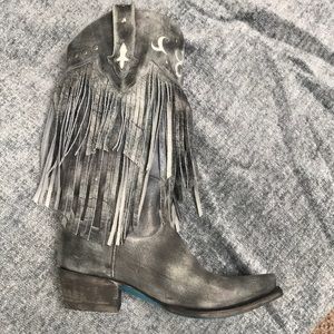 Great Fringe Cowboy Boots